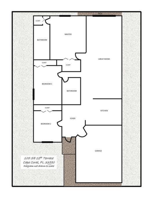Debbie'S 3-Bedroom Apartment In A Duplex Cape Coral Exterior foto